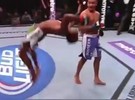 Lutadores brincam e fazem piruetas durante o UFC 145