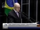 “Bode expiatório é indigno”, diz Demóstenes no Senado