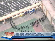 CCJ aprova proposta para redução da maioridade penal