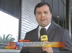Alexandre chorou e negou ter matado Isabella