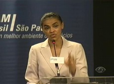 Marina Silva visita Câmara Americana de Comércio
