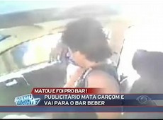 Publicitário embriagado mata garçom e vai para o bar beber