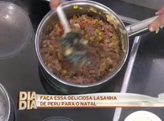 Receita Minuto: Lasanha de Panquecas e Peru
