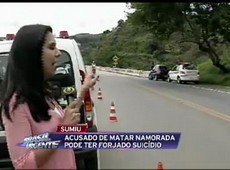 Homem que matou a namorada pode ter forjado o próprio suicíd