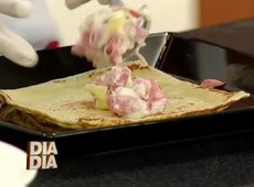 Receita Minuto: Panqueca à milanesa