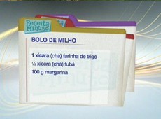 Receita Minuto: Bolo de Milho