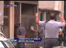Homem se entrega após fazer família refém em Diadema (SP)