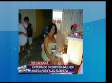 RJ: Enterrada mulher morta por falso entregador de flores