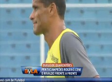 Duelo de quarentões: Rivaldo x Rogério Ceni