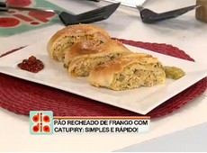 Daniel Bork prepara um Pão Caseiro Recheado