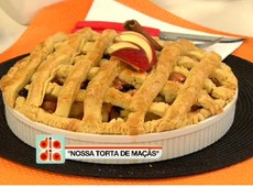 Conheça a receita da Torta de Maçãs do Dia Dia