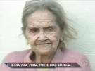 Sem comida, idosa de 96 anos fica presa em casa por 5 dias