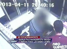 Bandidos rendem manobrista em estacionamento e roubam carro