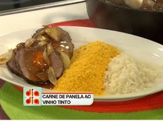 Aprenda a preparar uma Carne de Panela ao Vinho Tinto