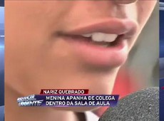 SP: Menina de 12 anos é agredida e tem nariz quebrado