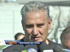 Tite fala da decisão contra Santos