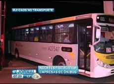 Operação vistoria garagens de ônibus no Rio de Janeiro