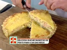 Aprenda a fazer uma Quiche de Salmão Defumado