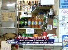 Comerciante é morto após defender cliente em assalto
