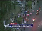 Moradores de favela em SP protestam por reurbanização
