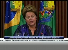 Dilma propõe plebiscito para discutir reforma política