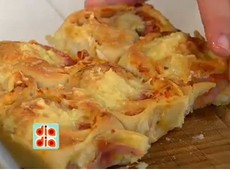 Daniel Bork prepara uma Pizza Enrolada