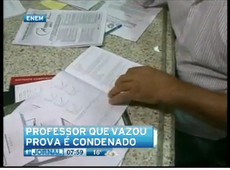 Professor é condenado por vazar Enem