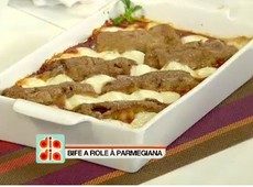 Bife a Rolê à Parmegiana