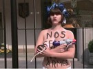 Femen protesta após fechamento de sede na Ucrânia