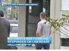 Atropelador de ciclista responderá em liberdade