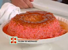 Pudim de Morango
