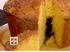 Bolo de Milho com Cobertura de Curau
