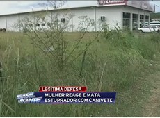 Mulher mata estuprador com golpe de canivete