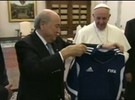 Joseph Blatter visita o Papa Francisco