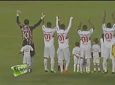Jogadores homenageiam Ceni por 1.117 jogos no SPFC