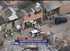 PM e bandidos trocam tiros em Paraisópolis