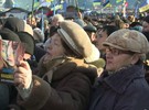 Mobilização pró-europeia na Ucrânia