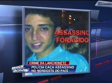 Polícia caça suspeito de morte em lanchonete