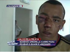 Linchado homem que jogava pedras em carros
