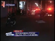 Policial Civil reage a roubo e mata assaltante