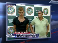 Ladrões perdem a moto durante assalto