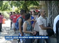 Greve de ônibus afeta Rio de Janeiro