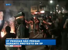 27 pessoas são presas durante protesto em SP