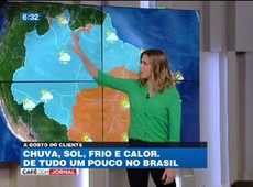 Tempo seco em grande parte do país