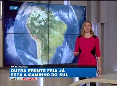 Outra frente fria está a caminho do Sul