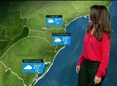 Massa polar fica fraca e clima esquenta