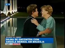 Dilma se encontra com Angela Merkel em Brasília
