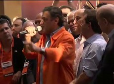 Aécio recebe apoio do partido Solidariedade