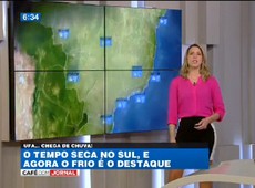 Tempo seco predomina no Sul e no Sudeste