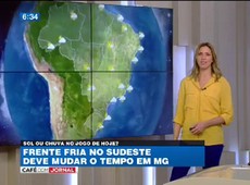 Frente fria provoca chuva e queda na temperatura em SP